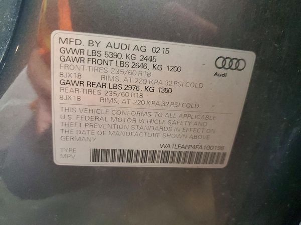 2015 AUDI Q5