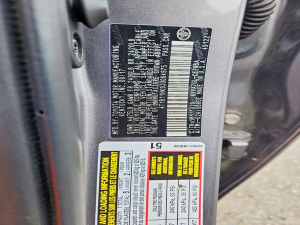 2018 TOYOTA CAMRY L/LE/SE/XLE