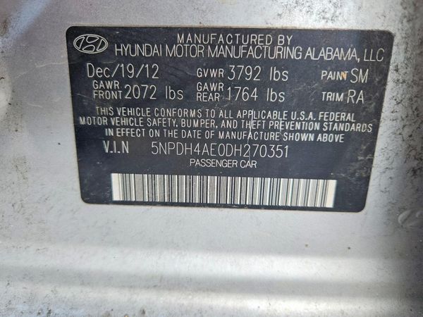 2013 HYUNDAI ELANTRA