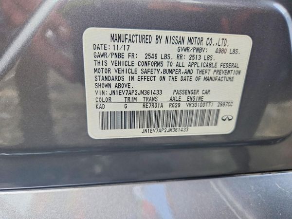 2018 INFINITI Q50