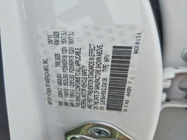 2016 ACURA RDX