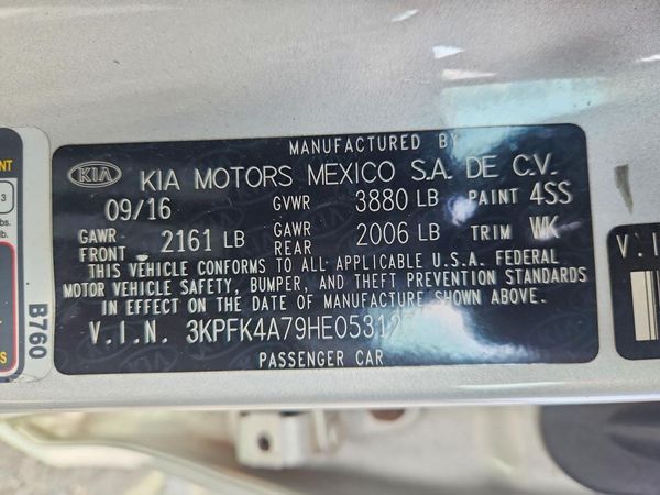 2017 KIA FORTE