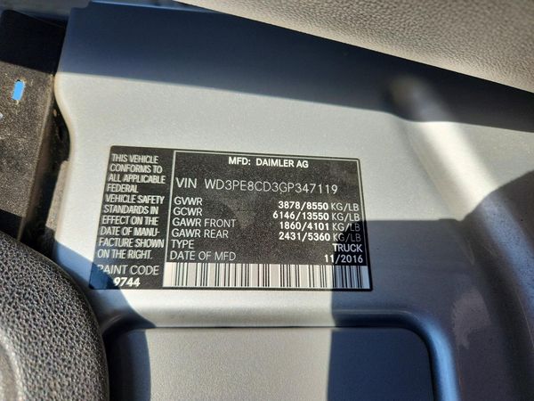 2016 MERCEDES-BENZ SPRINTER