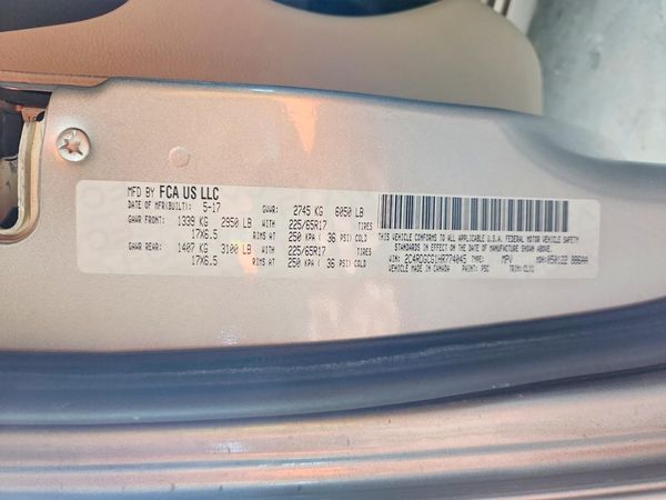 2017 DODGE GRAND CARAVAN SXT
