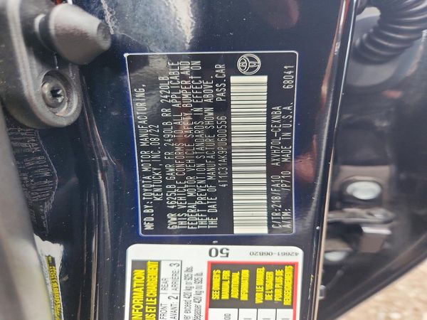 2023 TOYOTA CAMRY