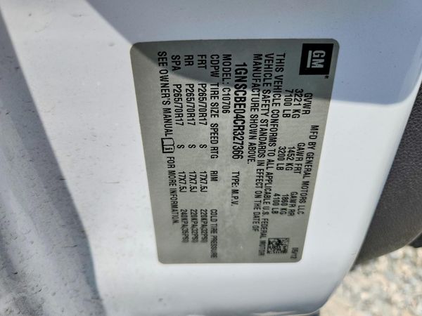 2012 CHEVROLET TAHOE LT — VINS