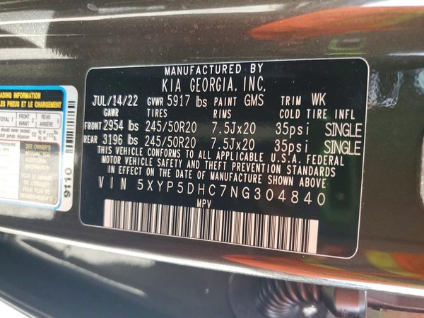 2022 KIA TELLURIDE
