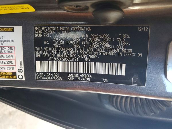 2013 TOYOTA 4RUNNER
