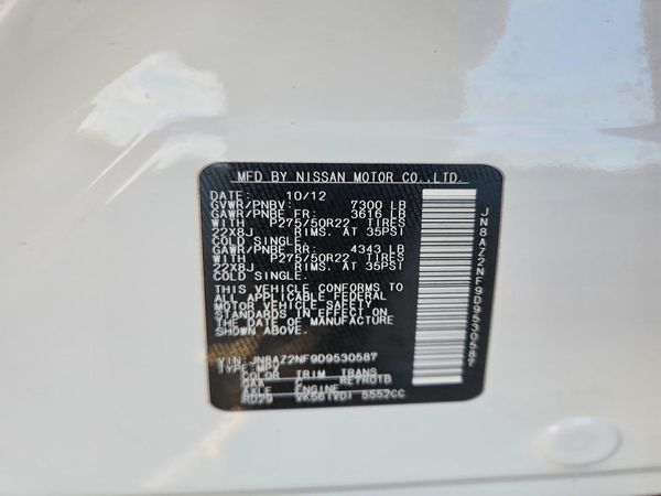 2013 INFINITI QX56 — VINS