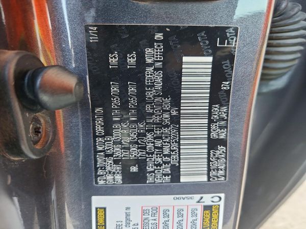 2015 TOYOTA 4RUNNER Base Grade