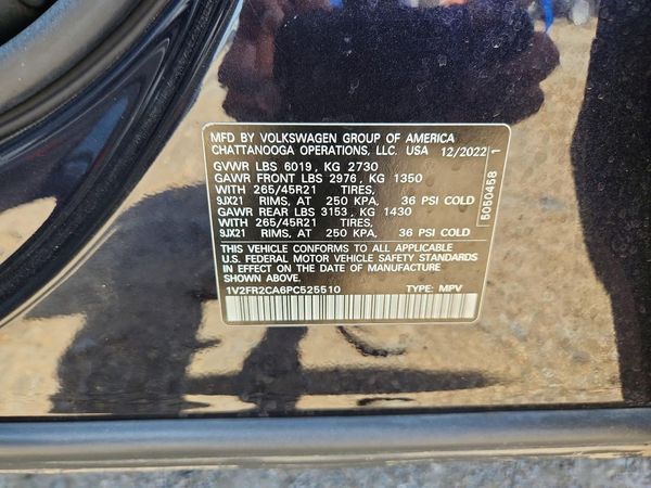 2023 VOLKSWAGEN ATLAS