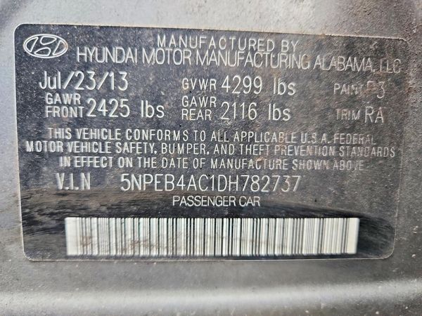 2013 HYUNDAI SONATA GLS/ GLS Popular