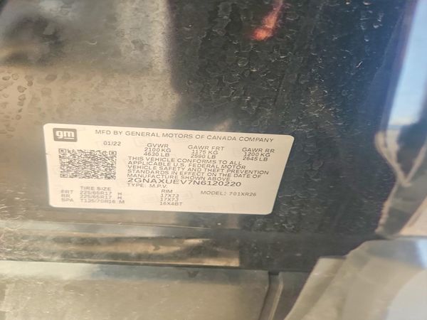 2022 CHEVROLET EQUINOX LT (1LT)