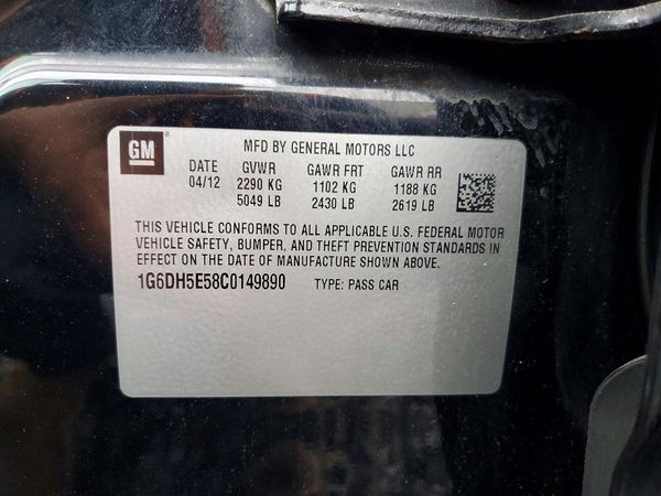 2012 CADILLAC CTS Luxury