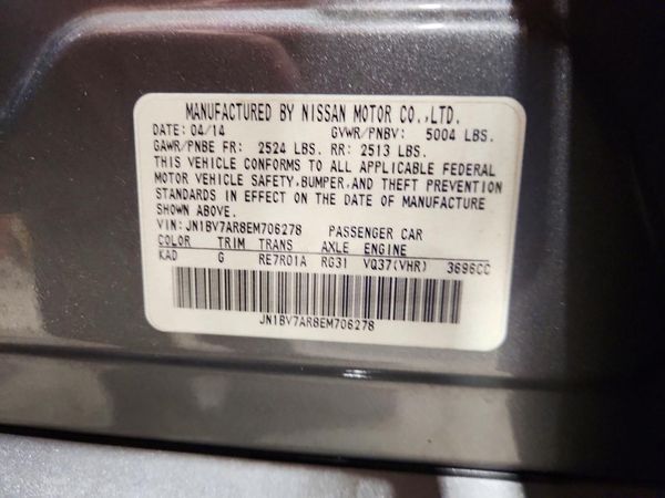 2014 INFINITI Q50