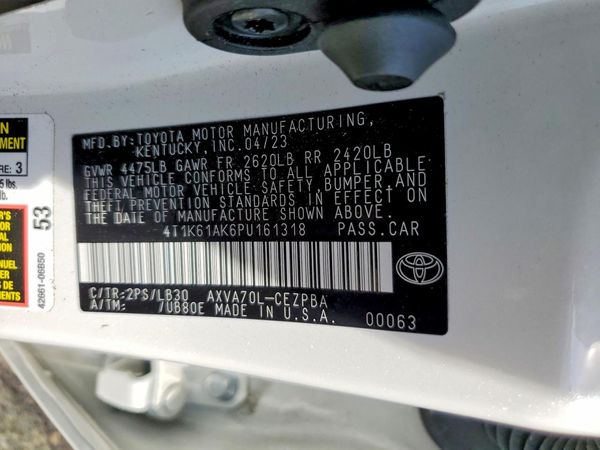 2023 TOYOTA CAMRY