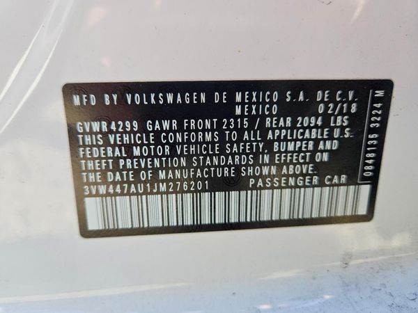 2018 VOLKSWAGEN GTI S, SE, Autobahn