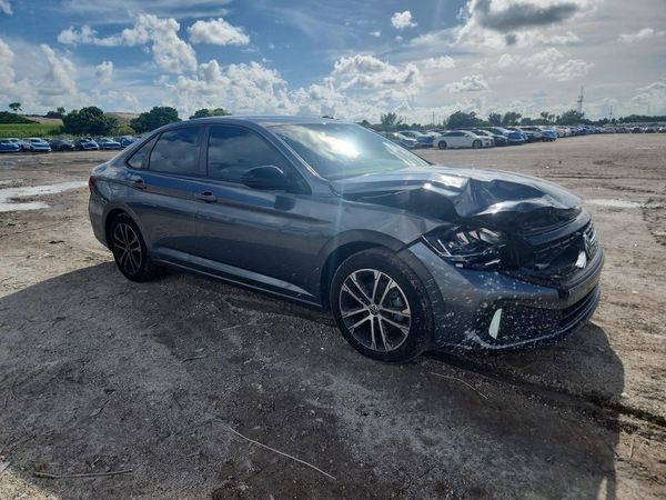 2022 VOLKSWAGEN JETTA — Passenger 3/4