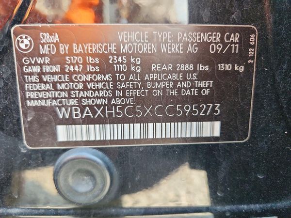 2012 BMW 528