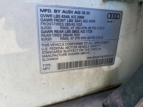2020 AUDI Q7 quattro Premium