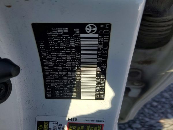 2016 TOYOTA COROLLA L/LE