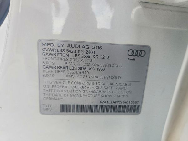 2017 AUDI Q5