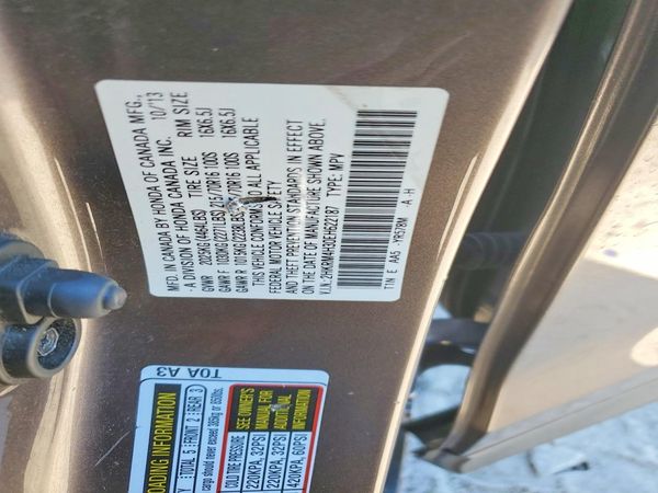 2014 HONDA CRV LX — VINS