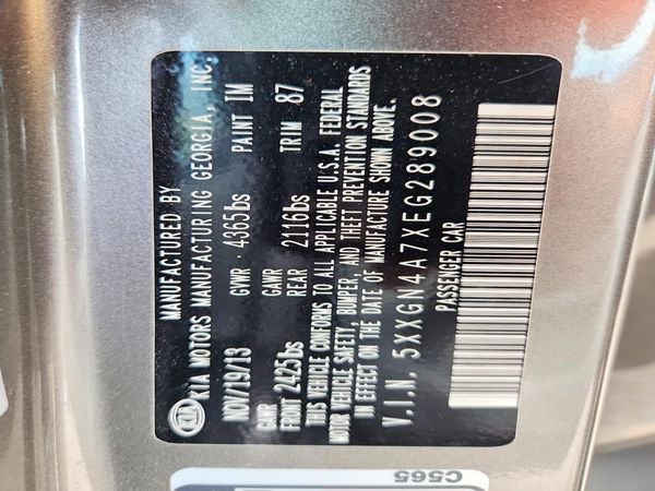 2014 KIA OPTIMA 2.4 EX STD/Premium /Tech