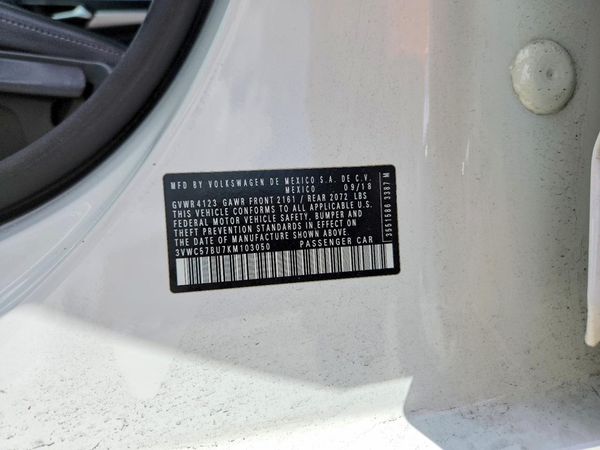 2019 VOLKSWAGEN JETTA