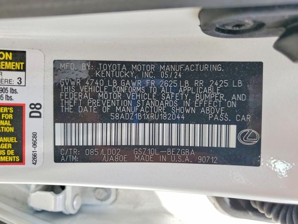 2024 LEXUS ES 350 350 Premium