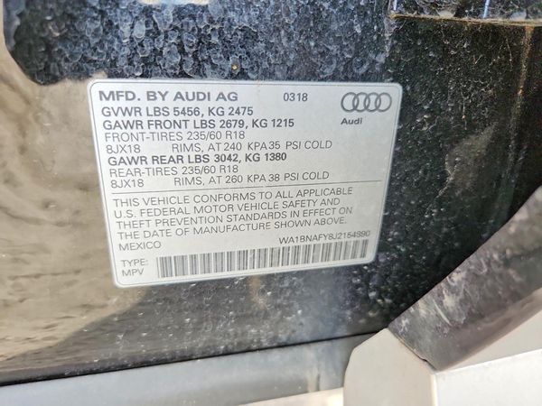 2018 AUDI Q5 quattro Premium Plus
