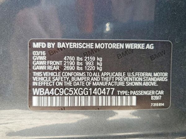 2016 BMW 428