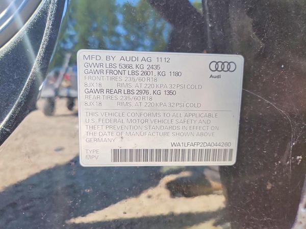 2013 AUDI Q5 Premium Plus — VINS