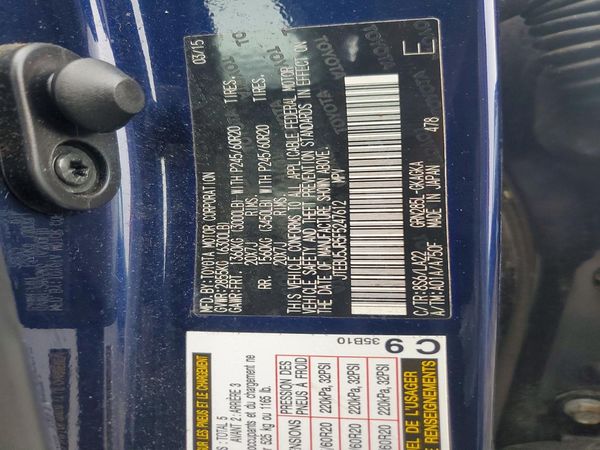 2015 TOYOTA 4RUNNER Base Grade