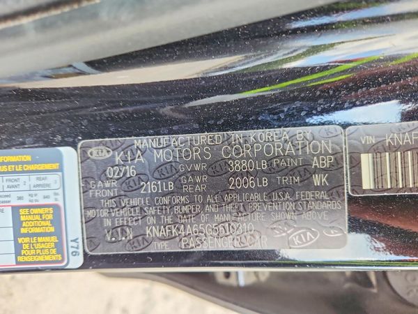2016 KIA FORTE GL (Middle-Low Grade)