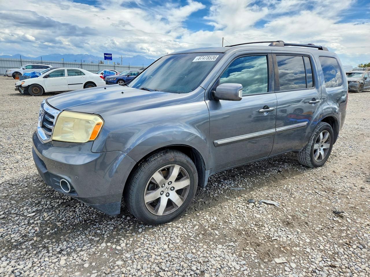 2012 HONDA PILOT TOURING — Front 3/4
