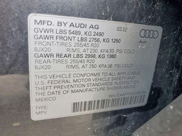 2022 AUDI Q5