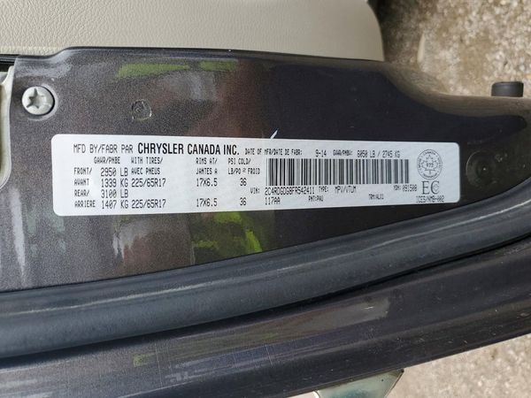 2015 DODGE GRAND CARAVAN Crew