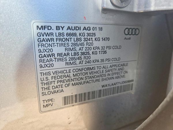 2018 AUDI Q7