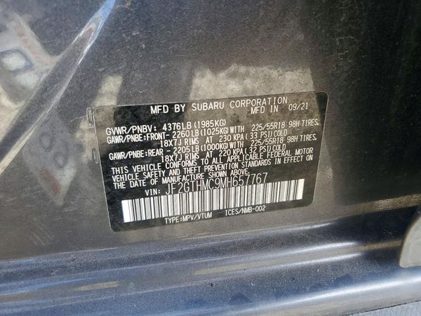 2021 SUBARU CROSSTREK Limited+ES+BSD