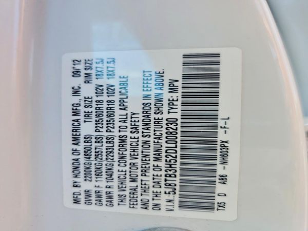 2013 ACURA RDX Technology Package