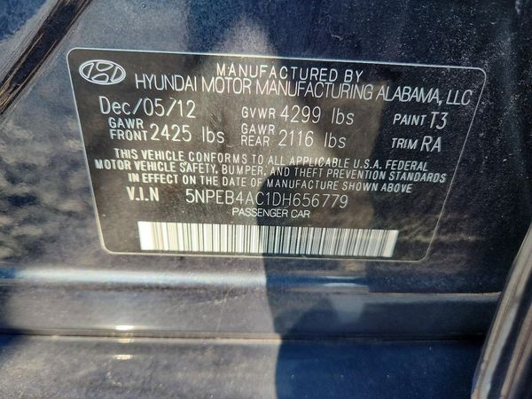 2013 HYUNDAI SONATA GLS/ GLS Popular