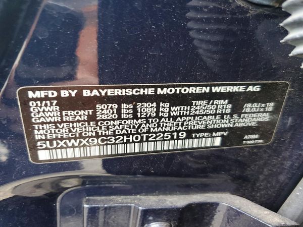 2017 BMW X3 xDrive28i