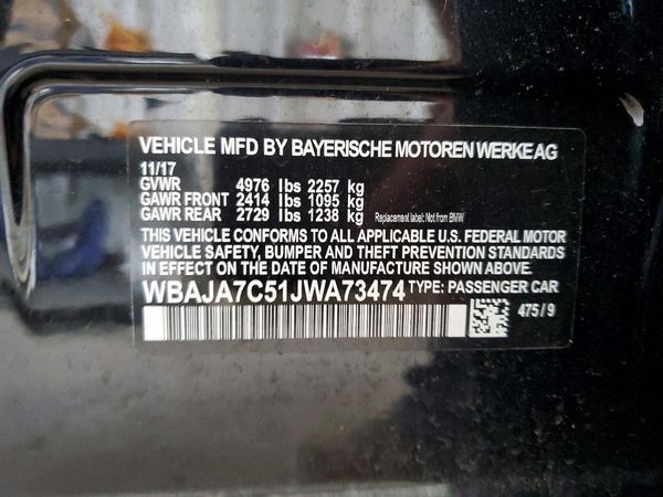 2018 BMW 530 xDrive