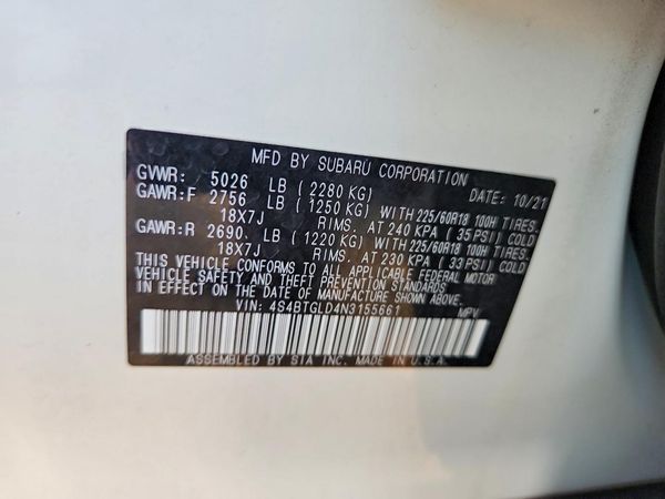 2022 SUBARU OUTBACK