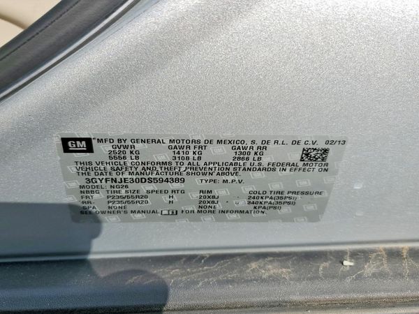 2013 CADILLAC SRX Premium