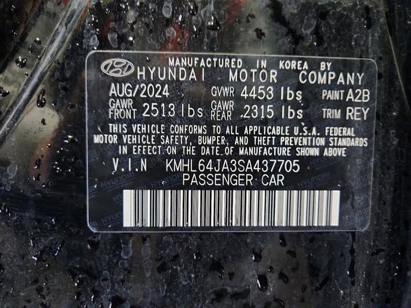 2025 HYUNDAI SONATA SEL — VINS