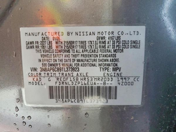 2026 NISSAN KICKS SV