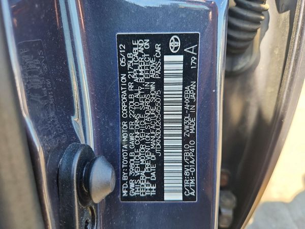 2012 TOYOTA PRIUS