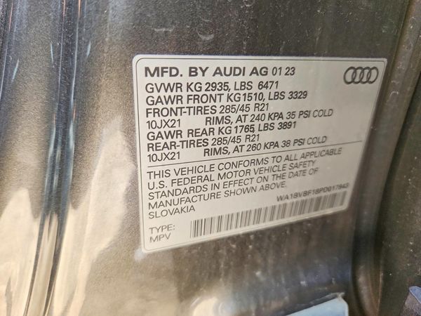 2023 AUDI Q8